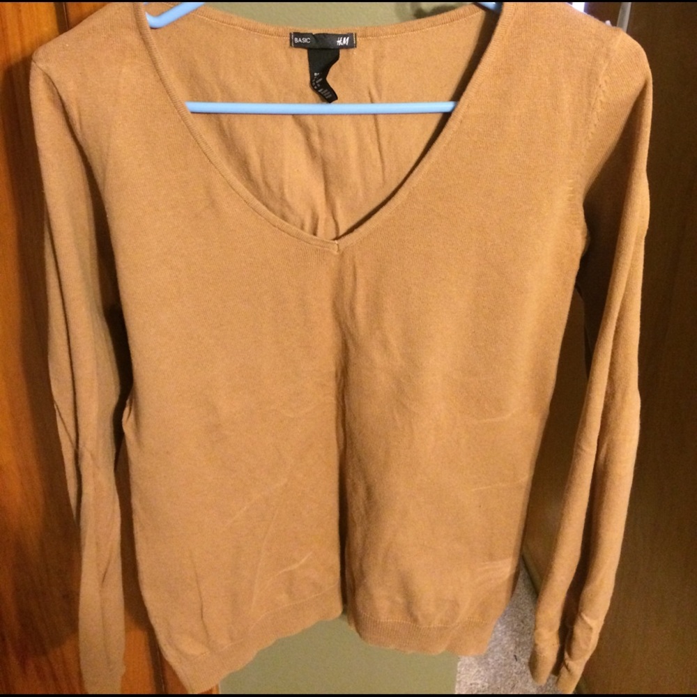 Beige Long Sleeve H&M Sweater