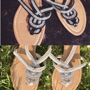 *** 2 pairs*** sparkly sandals ✨⭐️