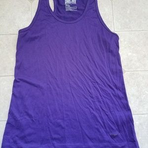 Purple nike dryfit tank
