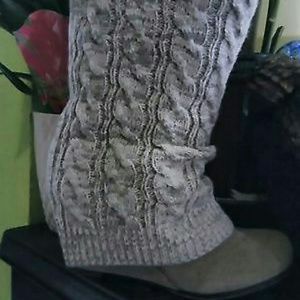 Steve Madden sweater boots