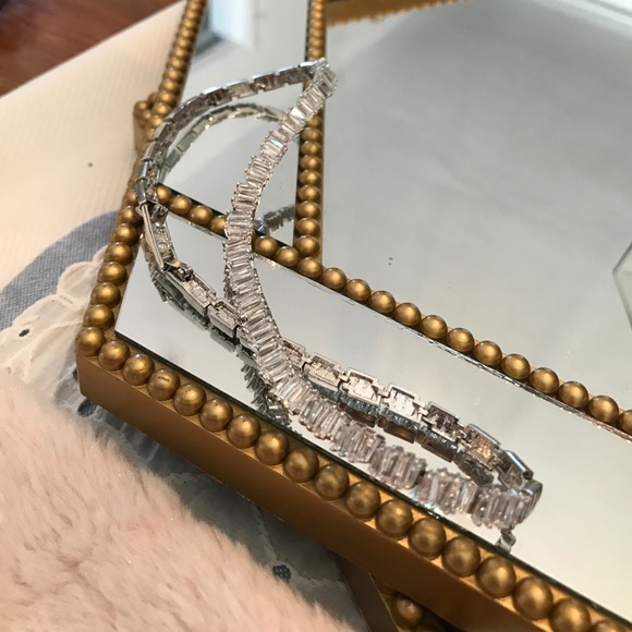 TRADE BUNDLED 🆕 CZ baguette diamond choker - Picture 2 of 4