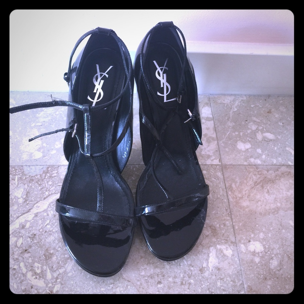 Nice paten leather YSL