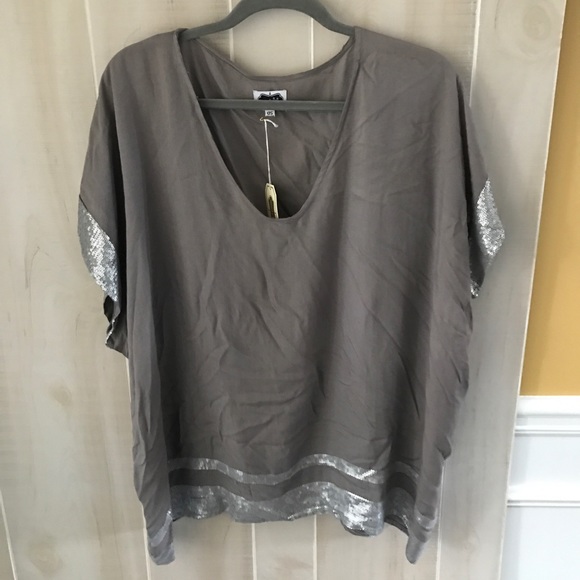 Mud Pie Tops - Gorgeous OS mud pie dolman BNWT