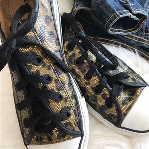Converse All Star Metallic Animal Print
