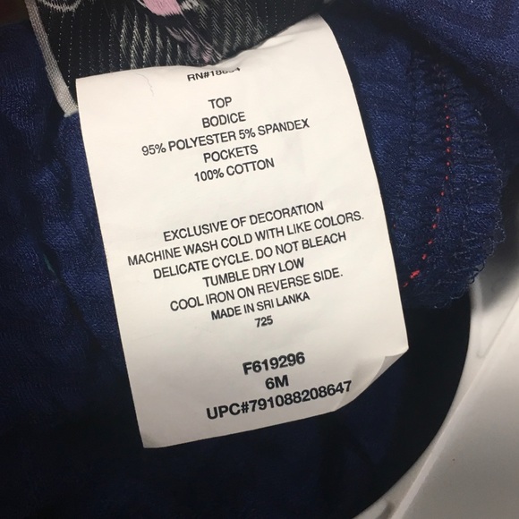 New Rare Editions 2 Piece Swing Tunic Leggings Set - Picture 4 of 5