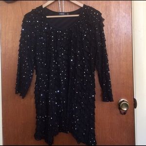 Sparkly Sequin Tunic Top