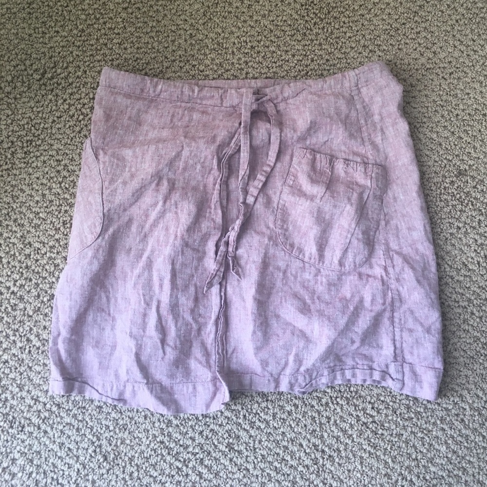 Patagonia purple linen skirt