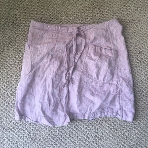 Patagonia purple linen skirt