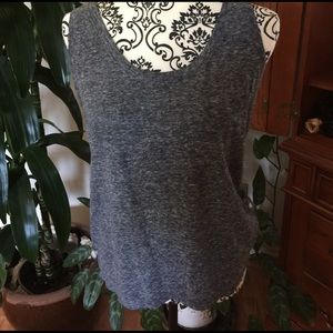 Boyfriend tank with front pocket