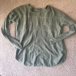 Prana olive green sweater perfect condition