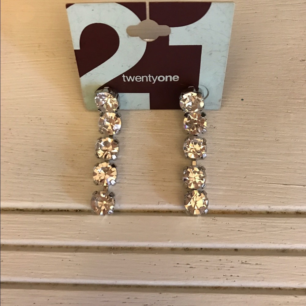 Rhinestone earrings