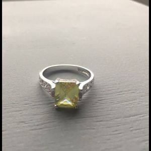 Lia Sophia Silver Filigree Ring Sz 11