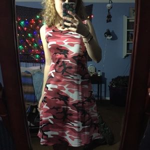 Super rad red camo dress!