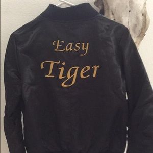Naked tiger bomber jacket "Easy Tiger"