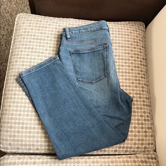 RALP LAUREN JEANS CLASSIC STRAIGHT CROPPED 16W - Picture 2 of 8