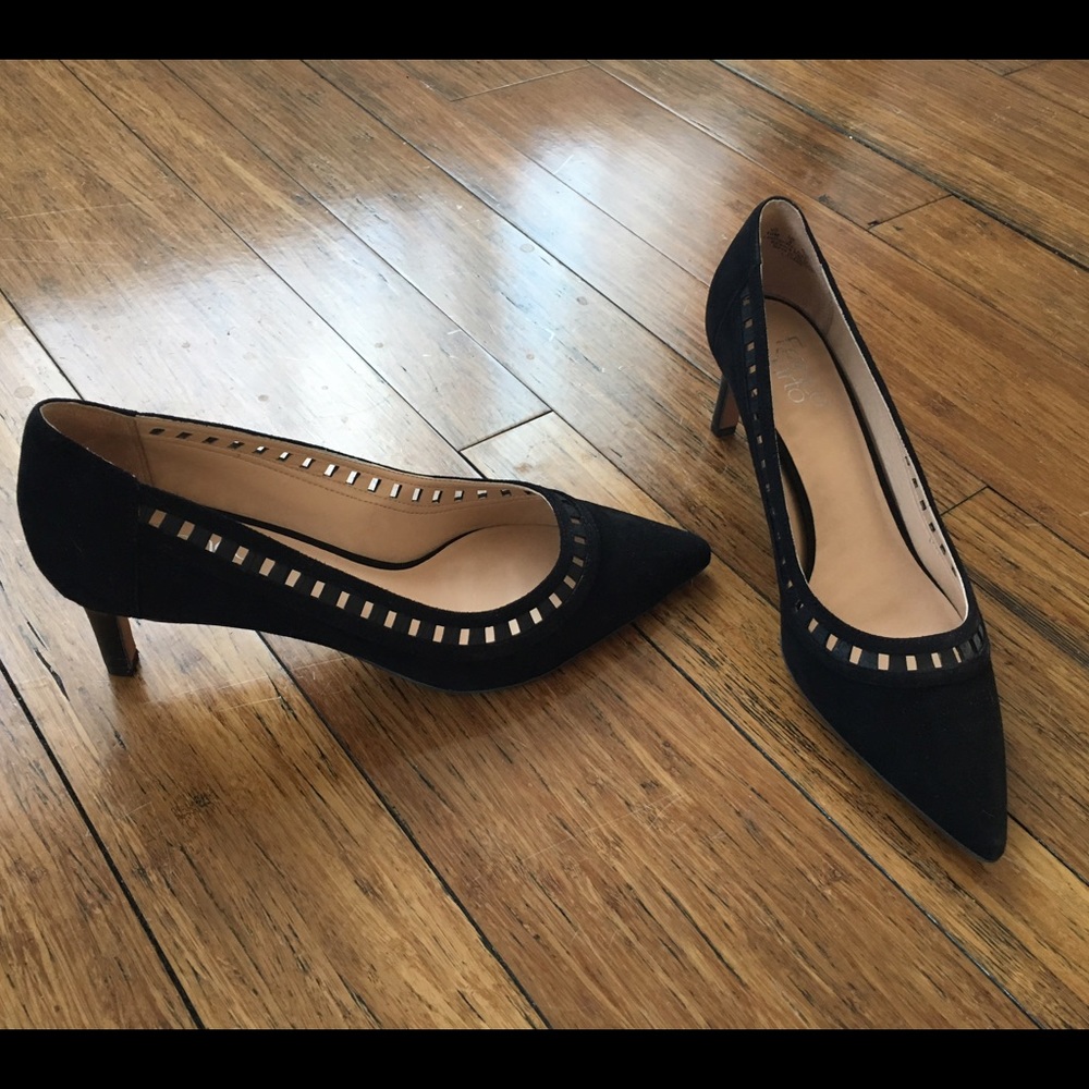 BRAND NEW - Black Suede Pumps