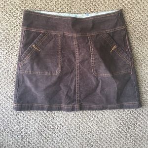 Prana corduroy skirt