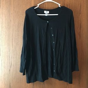 Old navy black cardigan.