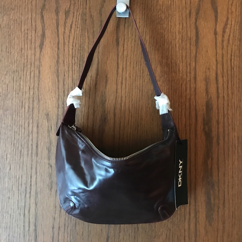DKNY purse. Brown leather.