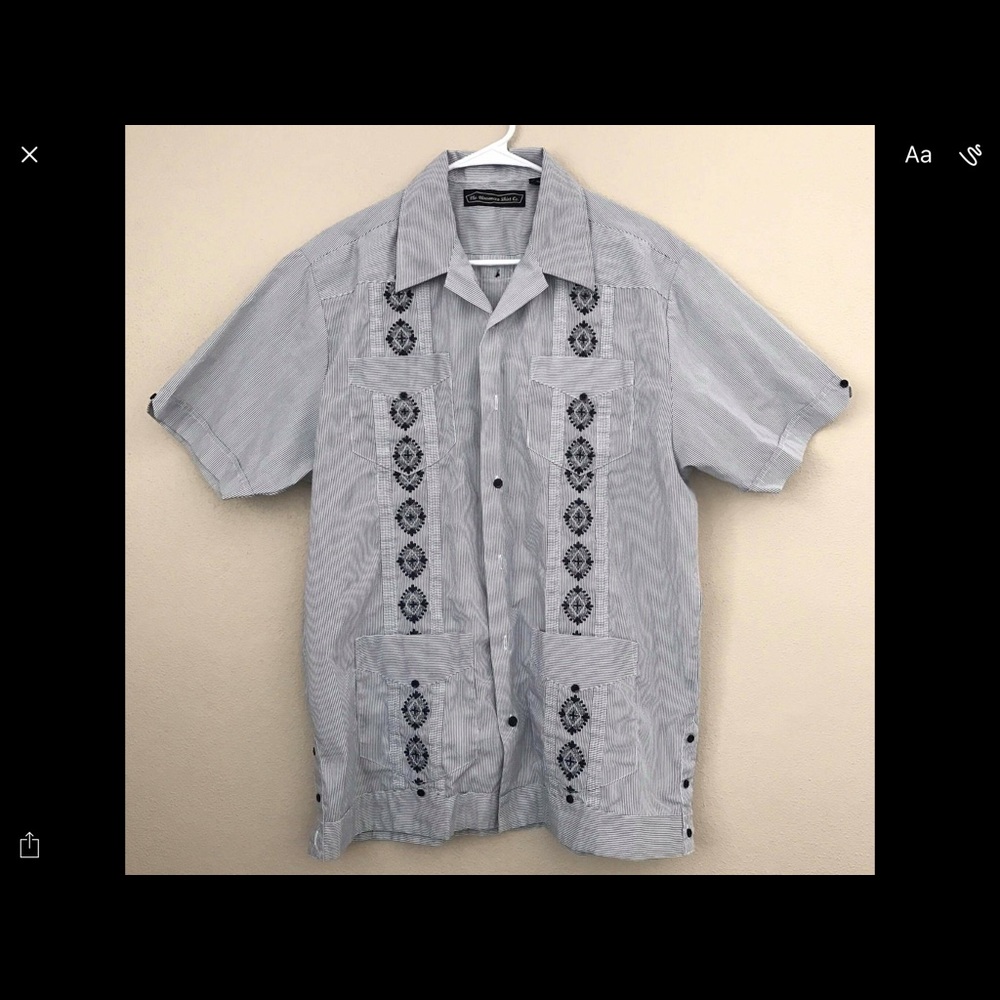 Latin/Cuban Guayabera Style Shirt