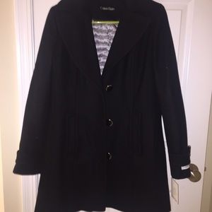 Calvin Klein Black Coat