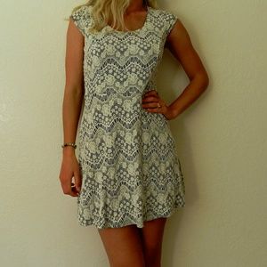 White lace dress