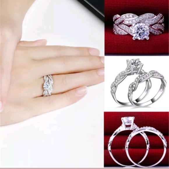 Beautiful Fashion Wedding band set - Picture 2 of 8