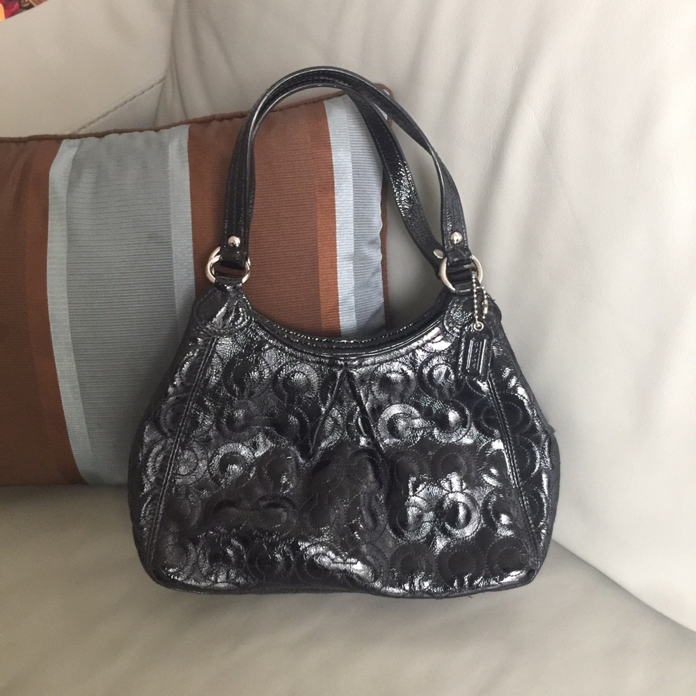 Black coach purse