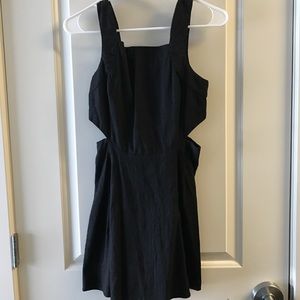 Skater dress with cutouts