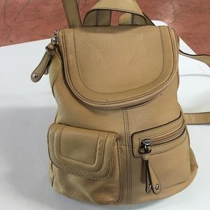 Tignaello leather backpack