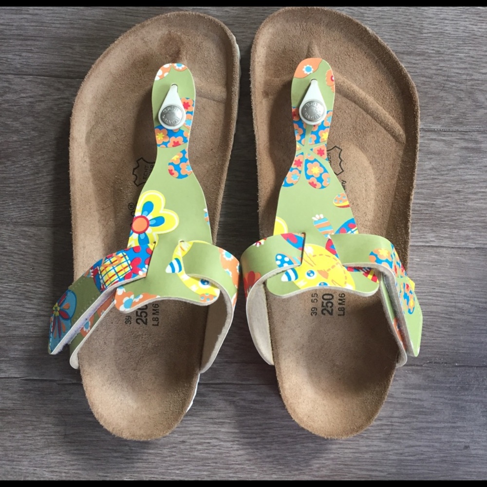 Multi pattern Birkenstock Sandals - Size 39