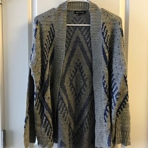 Gray and blue Cardigan