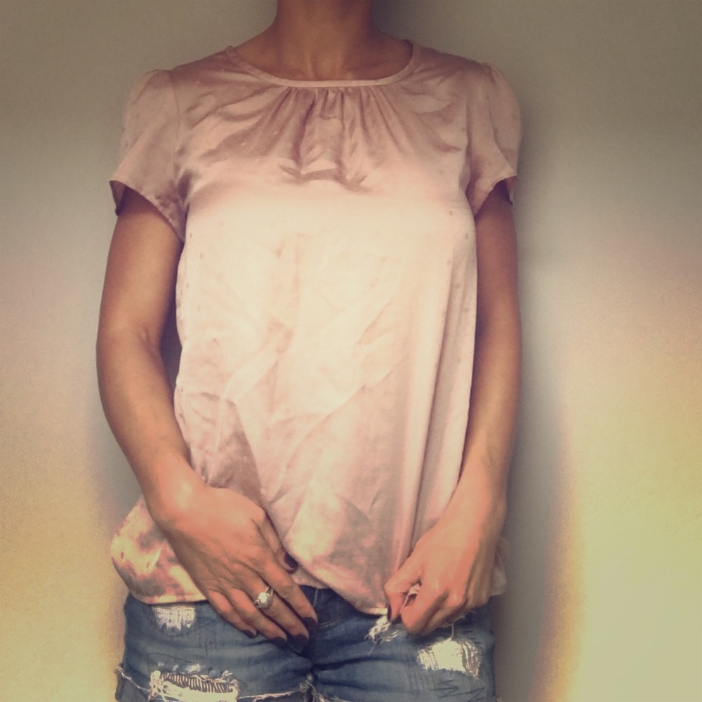 Blush color blouse