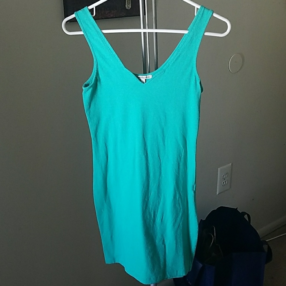 Green bandage dress