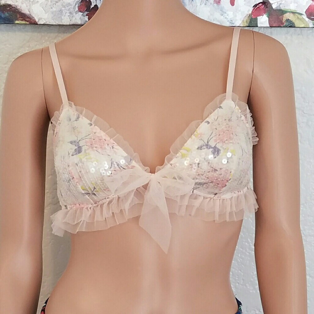 Sequin and Bow VS Bralette
