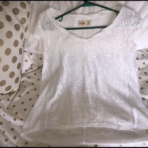Hollister white shirt!