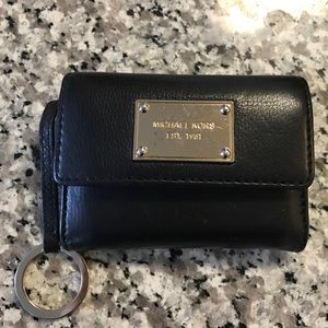 Black leather wallet