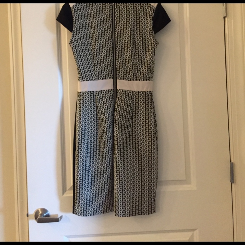 Patterned Blocked Dress - Picture 3 of 4