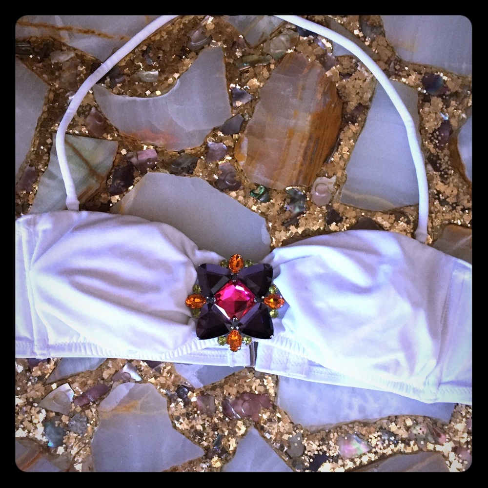 Victoria's Secret bandeau bling top