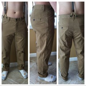 tapered fit chinos h&m