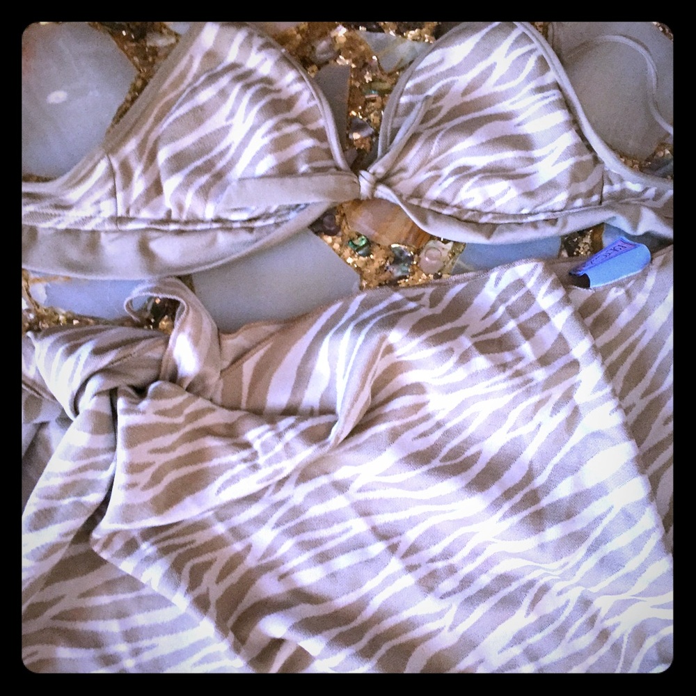 Becca Bikini top and cover up