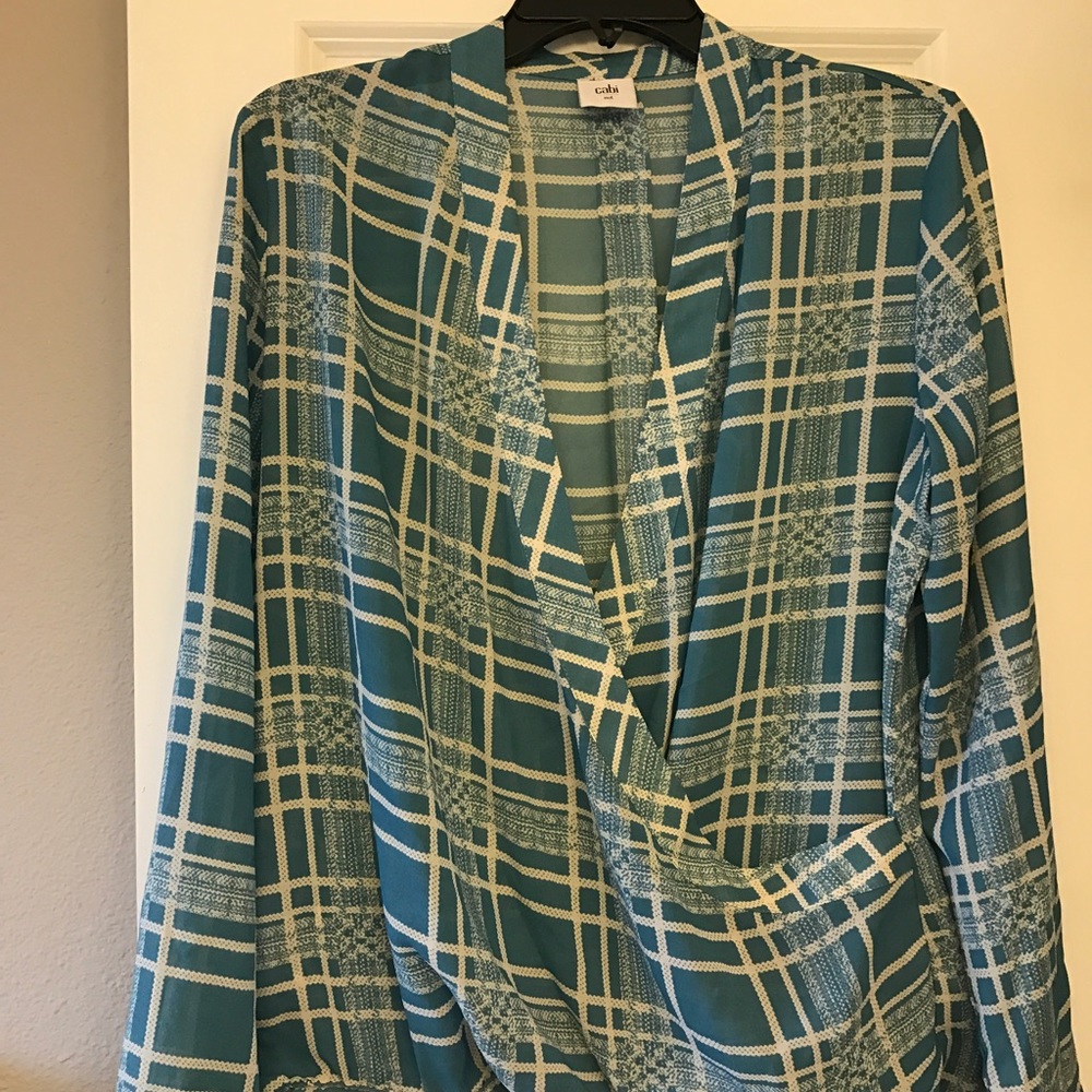 Cabi- window Pane blouse