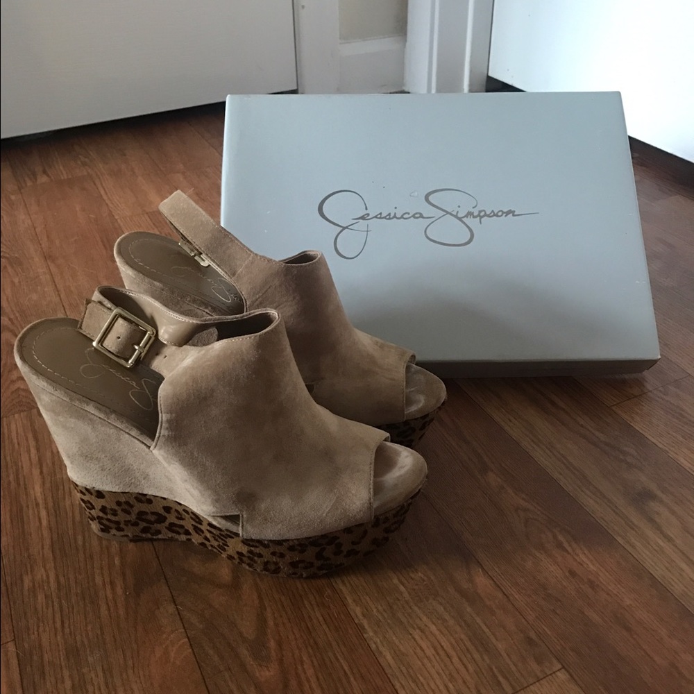 Jessica Simpson Suede Wedges