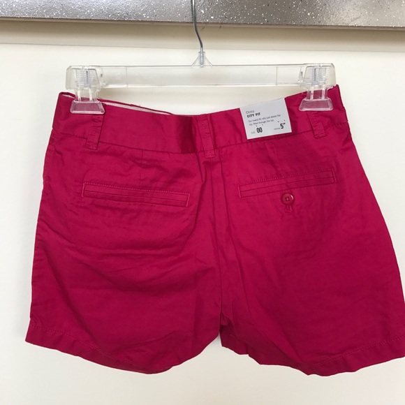 J. Crew NWT red/pink shorts - Picture 2 of 3