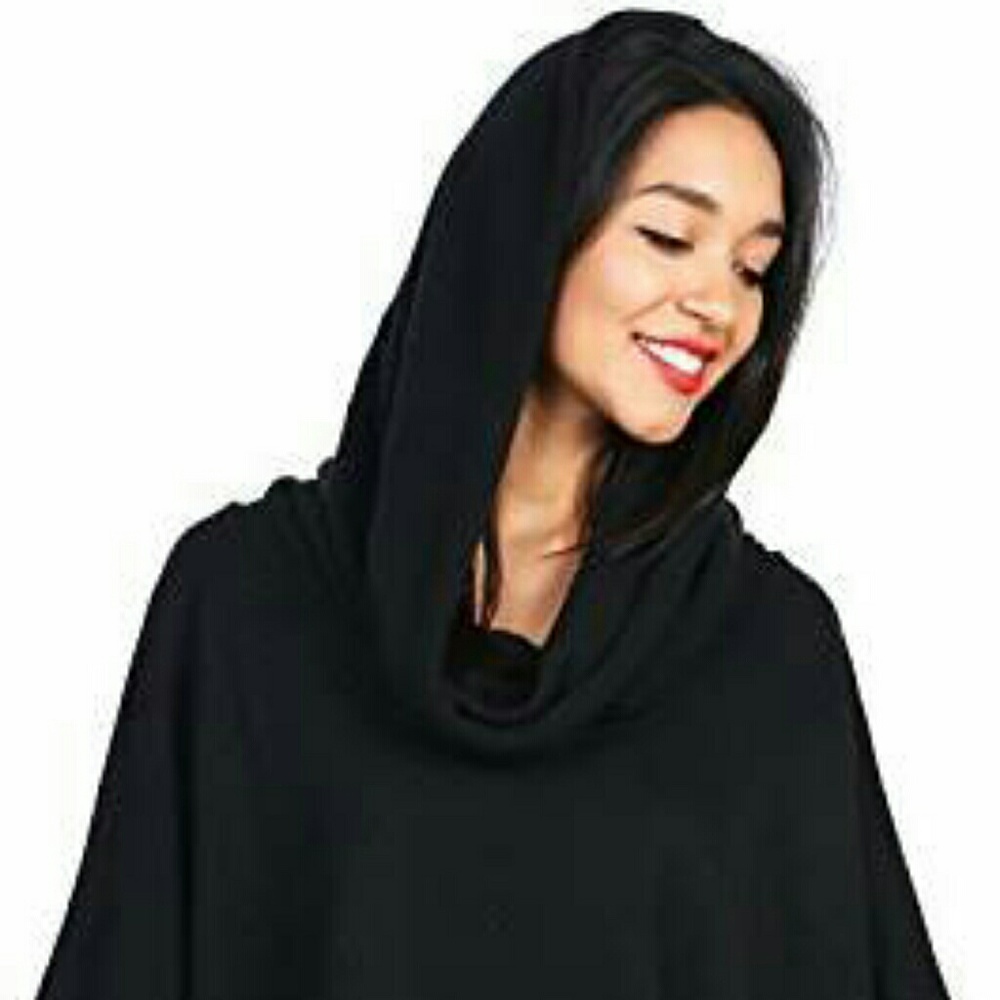 Lovestitch Black Poncho