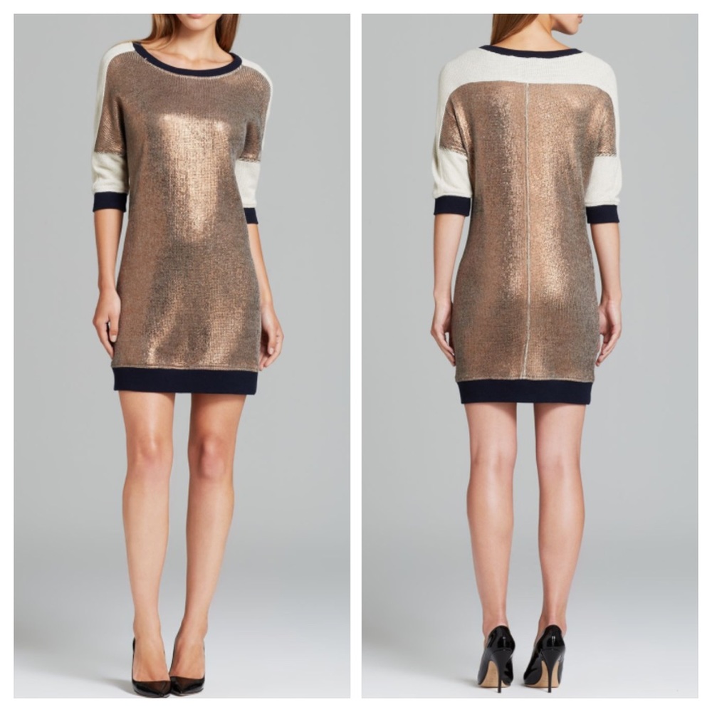 Trina Turk • Denise Foil, Sweater Dress