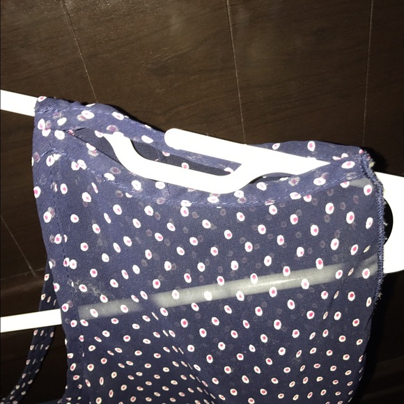 Navy blue sheet top - Picture 5 of 6