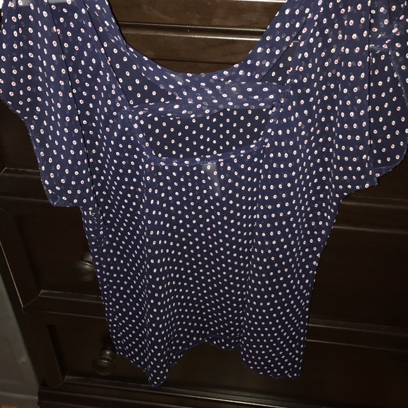 Navy blue sheet top - Picture 6 of 6