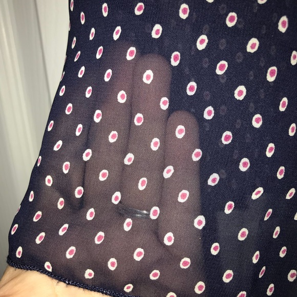 Navy blue sheet top - Picture 3 of 6