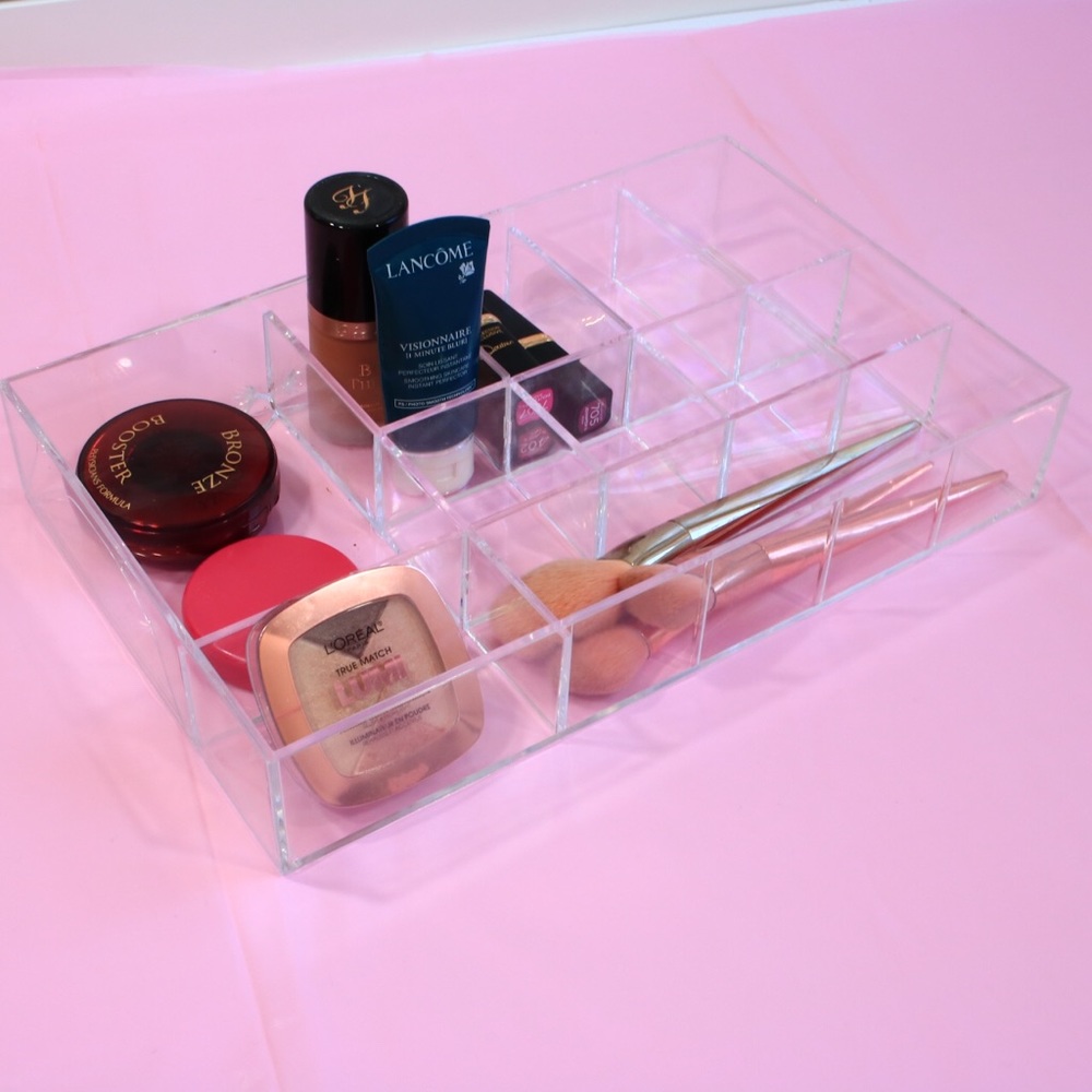 Clear Acrylic makeup organizer